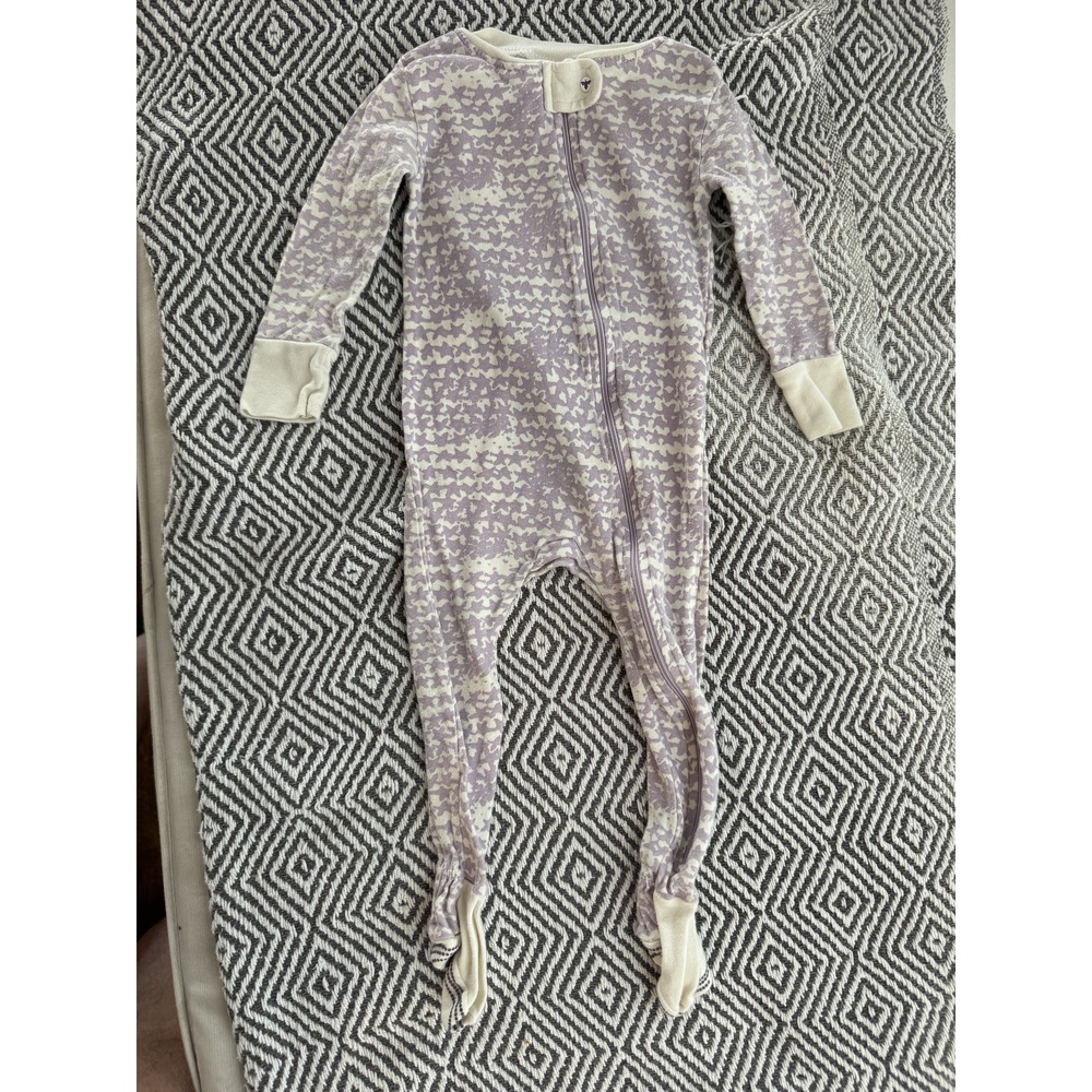 Burt's Bees Baby Purple Footed Sleeper 18M